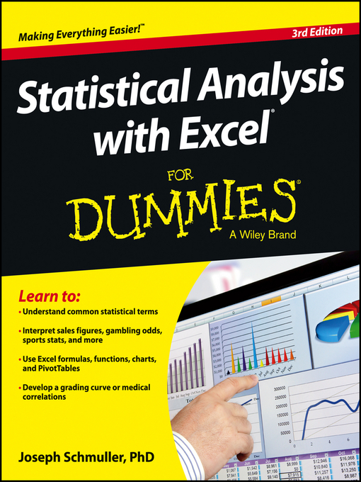 Title details for Statistical Analysis with Excel For Dummies by Joseph Schmuller - Wait list
